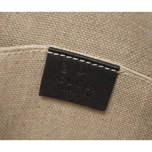 Gucci Bag 2way Handbag Small Shoulder Micro Gucci Sima Black Outlet - Picture 10 of 10